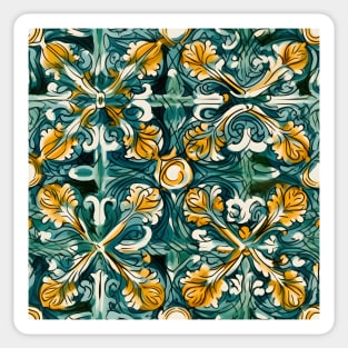 Italian Majolica Tile 10 Sticker